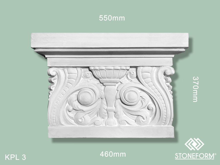 Stoneform AB - pilaster-kapitäl KPL3