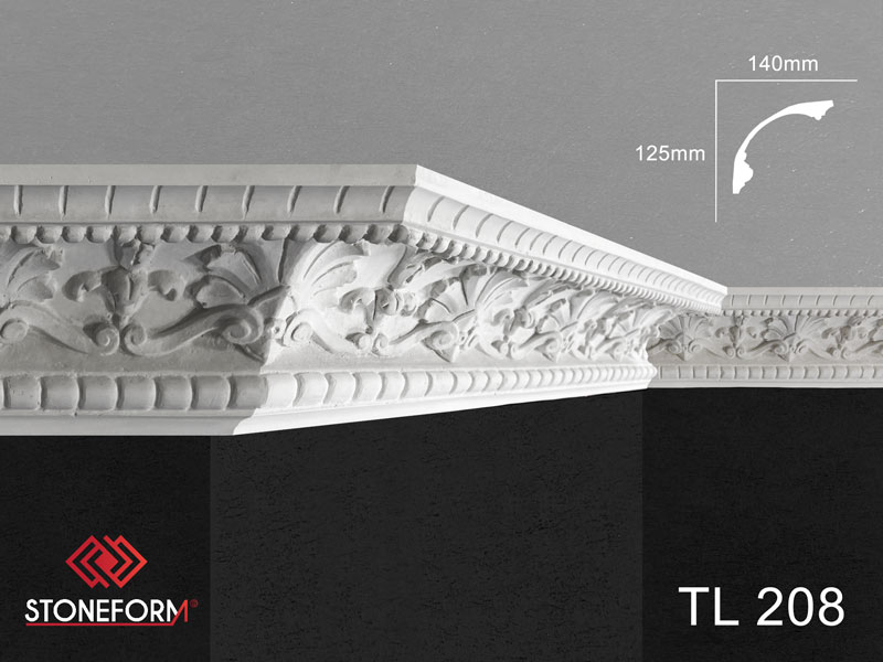Taklist-TL208_125x140mm_stoneform_gips_stuckaturer_stockholm