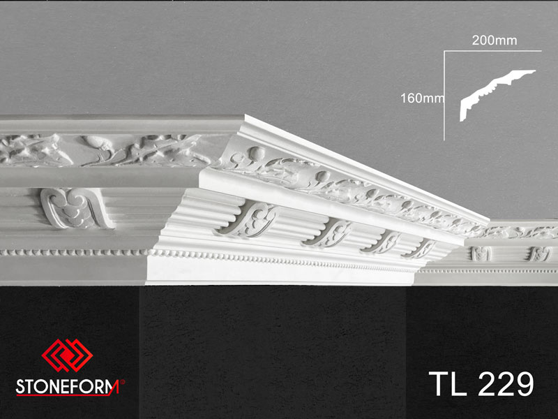 Taklist-TL229_160x200mm_stoneform_ab_produkter_gips_stuckaturer_stockholm1