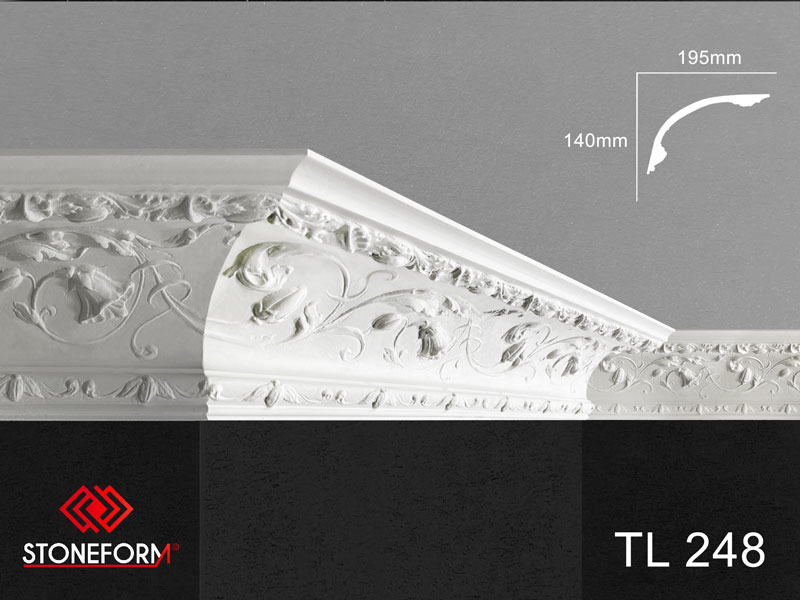 Taklist-TL248_140x195mm_stoneform_ab_gips_stuckaturer_produkter_stockholm