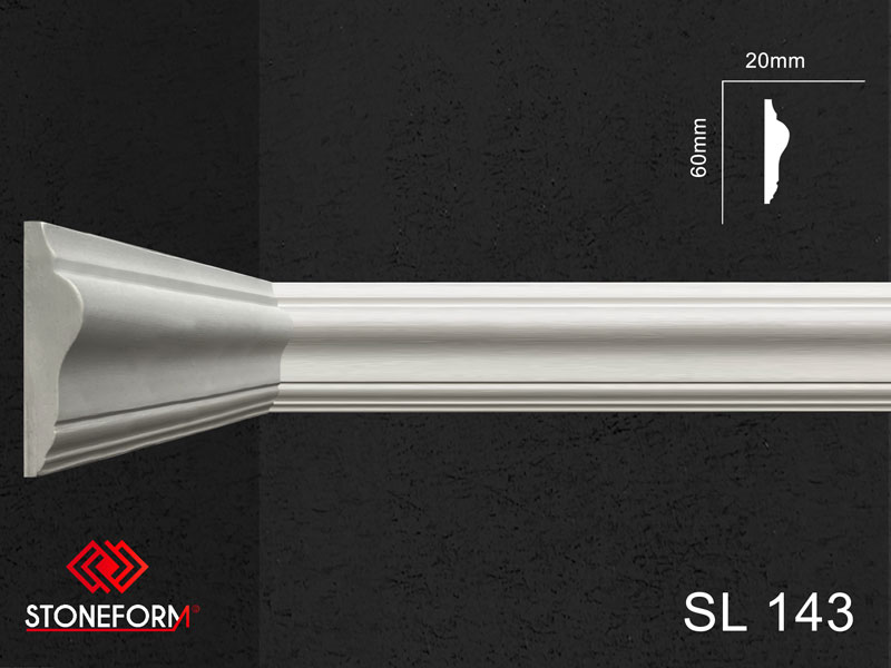 Spegellister-SL143_75x22mm_stoneform_ab_produkter_gips_stuckaturer_stockholm1