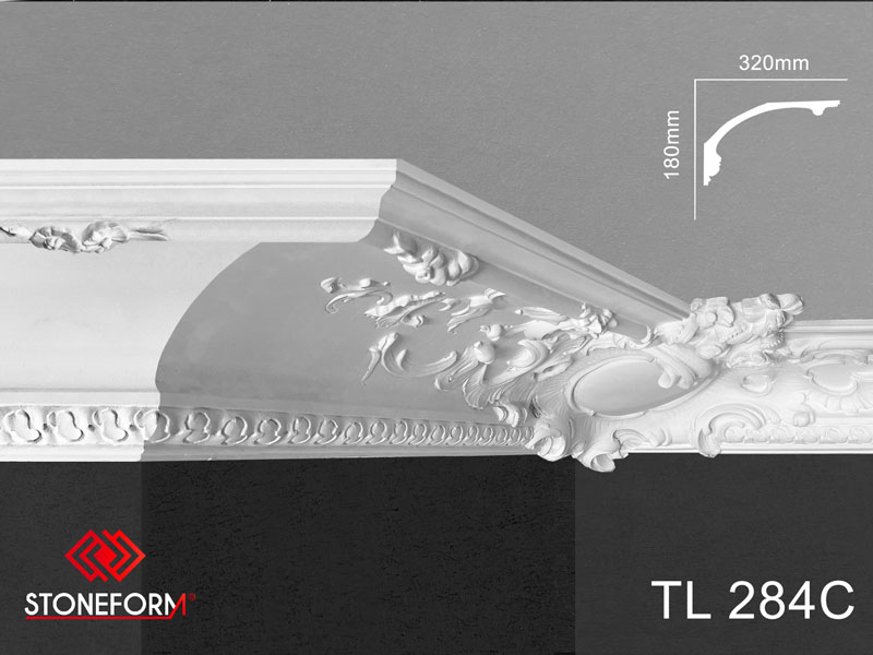 Taklist-TL284C_180x320mm_stoneform_ab_produkter_gips_stuckaturer_stockholm-sweden